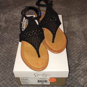 Jessica Simpson Black NWT Sandals. Sz 6.5